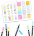 MARK DUAL BRUSH PEN PASTEL TOMBOW 10PC SET MARKER